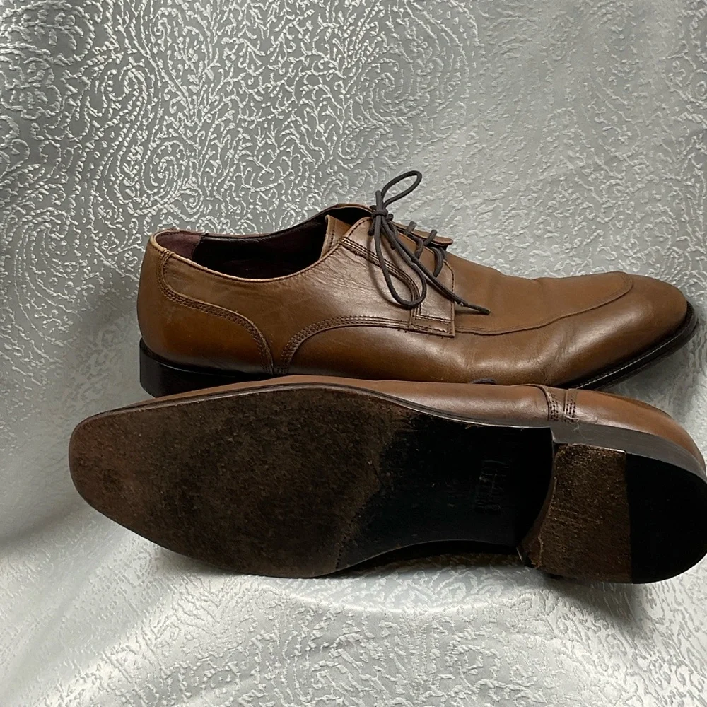 Johnston & Murphy Men's Tan‎ Leather Oxfords